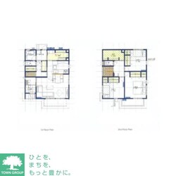 目黒区五本木３丁目戸建賃貸の物件間取画像